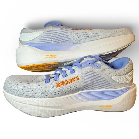 Brooks Ghost Max 3 Running Shoes – Women’s Size 11 – Coconut / Blue Heron / Oran - Picture 4 of 7